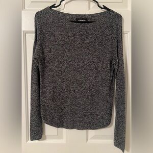 Express Charcoal Crew Neck Sweater